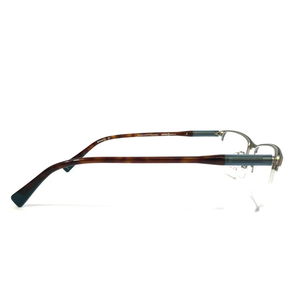 Etnia Barcelona Eyeglasses Frames KASSEL 3 PTHV Petrol Havana Half Rim 56-18-148